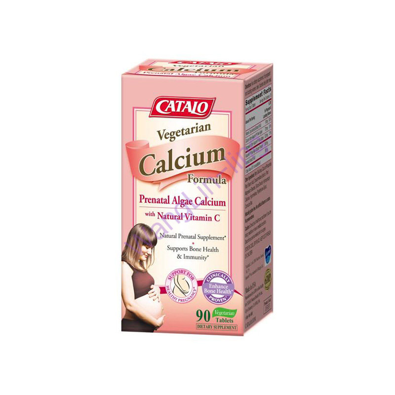 美国 Catalo 天然孕钙C 90粒