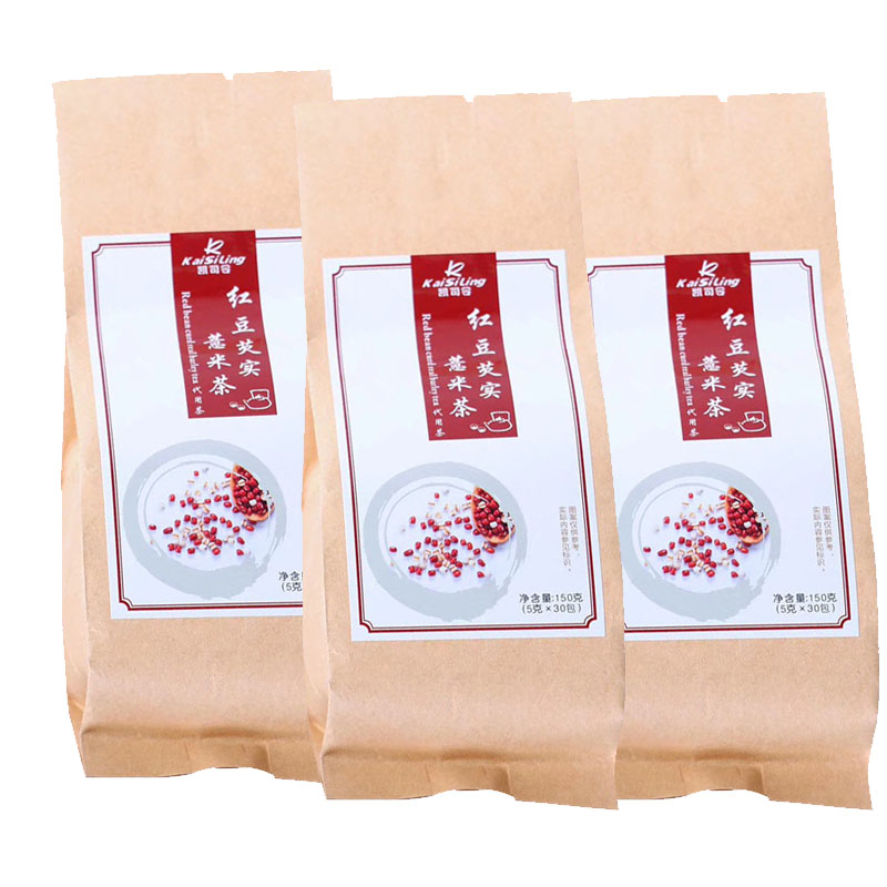 【3包装】凯司令红豆芡实薏米茶祛湿茶 5g*30袋/包*3包