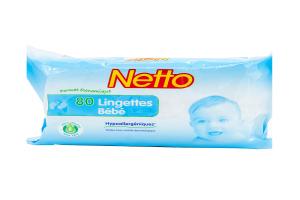法国 Netto 蜜多 婴儿湿纸巾 80片