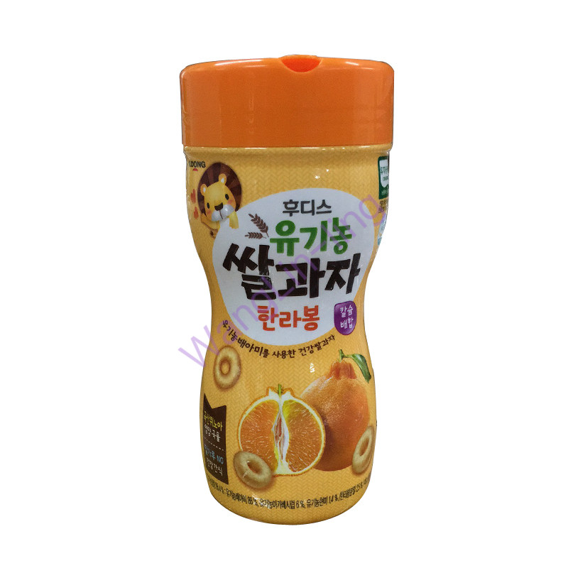 韩国 Ildong 日东 有机小米泡芙(橘子味) 40g
