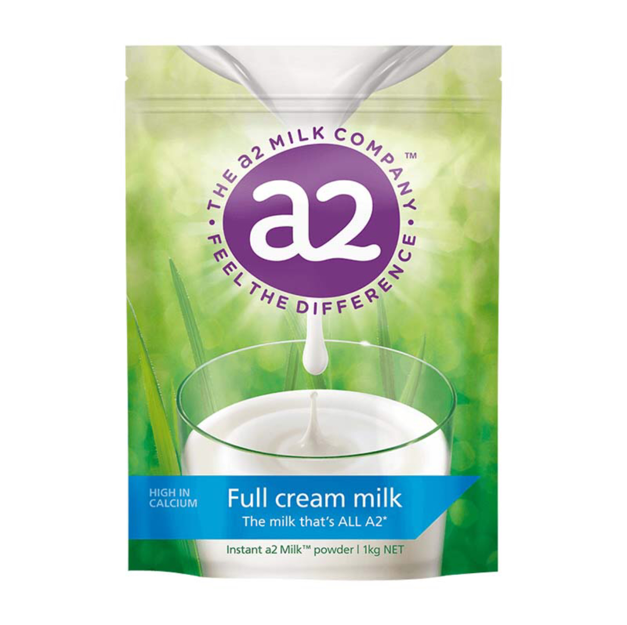 新西兰 a2 高钙全脂学生成人奶粉 1kg(新包装)