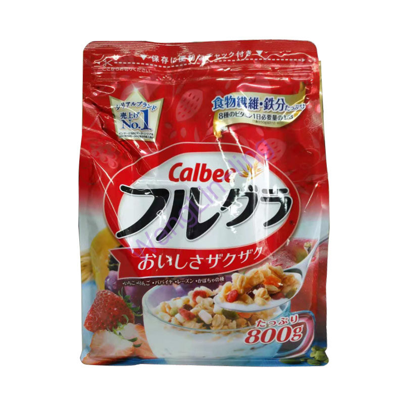 日本 Calbee 卡乐B 水果谷物营养麦片 800g