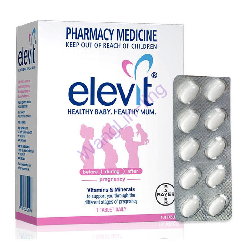 澳洲 Elevit 爱乐维 孕期营养叶酸复合维生素 100片