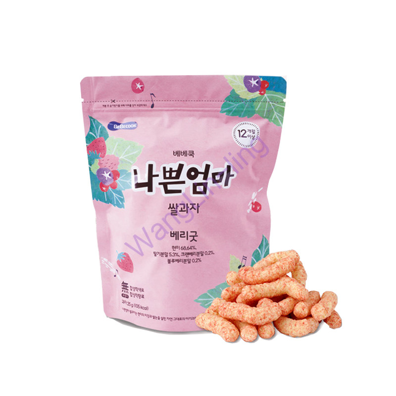 韩国 BebeCook 浆果味米棒 25g 1岁以上