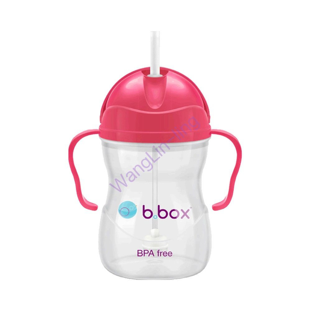 澳洲 BBox 新版防漏重力球吸管杯 红色 240ml 6个月以上宝宝