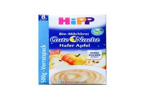 德国 Hipp 喜宝 3501 有机苹果谷物燕麦晚安米糊 500g 8个月宝宝