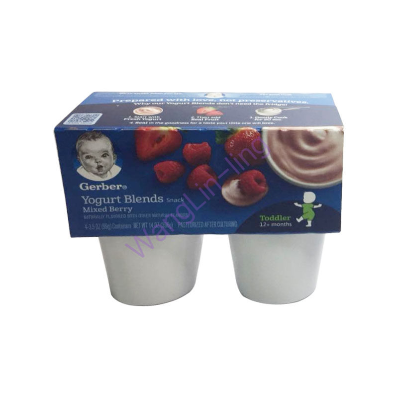 美国 Gerber 嘉宝 混合莓酸奶 99g * 4盒