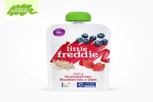 英国 LittleFreddie 小皮果泥 谷物蓝莓草莓香蕉泥 100g*3