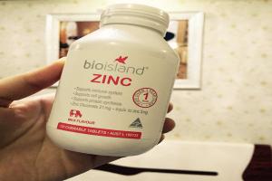 澳洲 Bioisland Zinc天然儿童补锌片 120粒