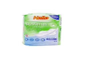 法国 Netto 蜜多 超舒适日用量多卫生巾 12片