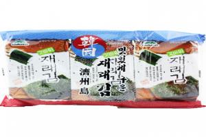 韩国 Godbawee 济州岛 岩烧紫菜 5g*3包