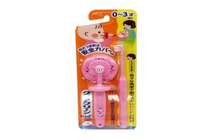 日本 Merries 花王 Clear Clean 婴儿牙刷 自刷及代刷各1支  适合0~2 岁