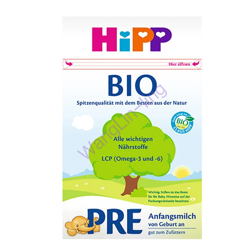 【新旧混发】德国 Hipp 喜宝 Bio有机奶粉 Pre段 600g 适合0-6个月的宝宝