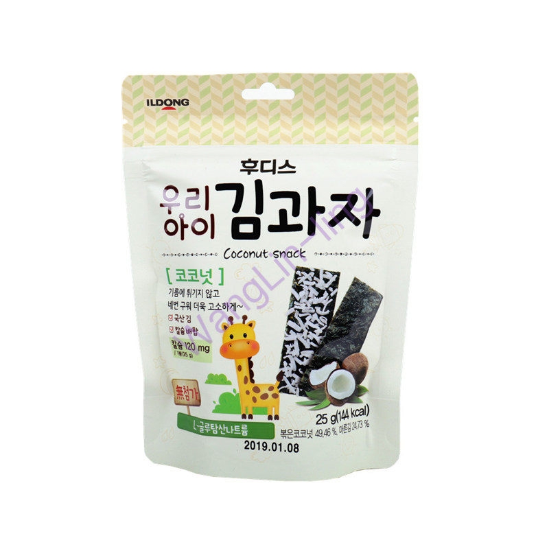韩国 Ildong 日东 紫菜椰丝饼 25g