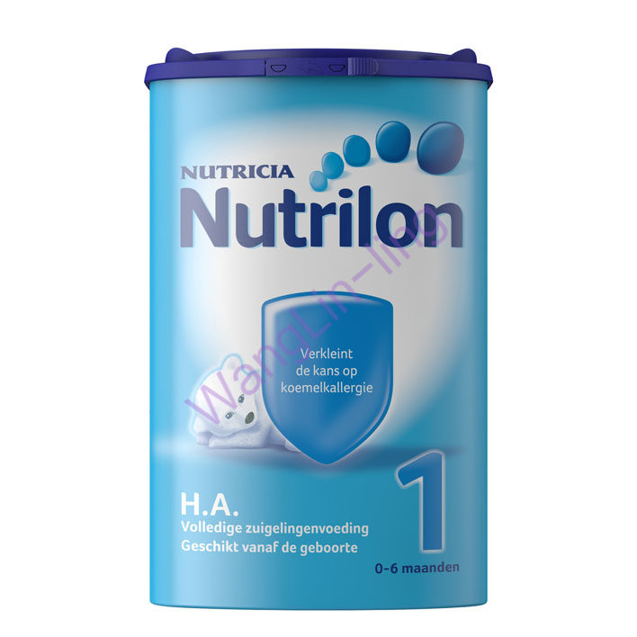 荷兰 Nutrilon 牛栏 半水解婴儿奶粉1段 750g*4