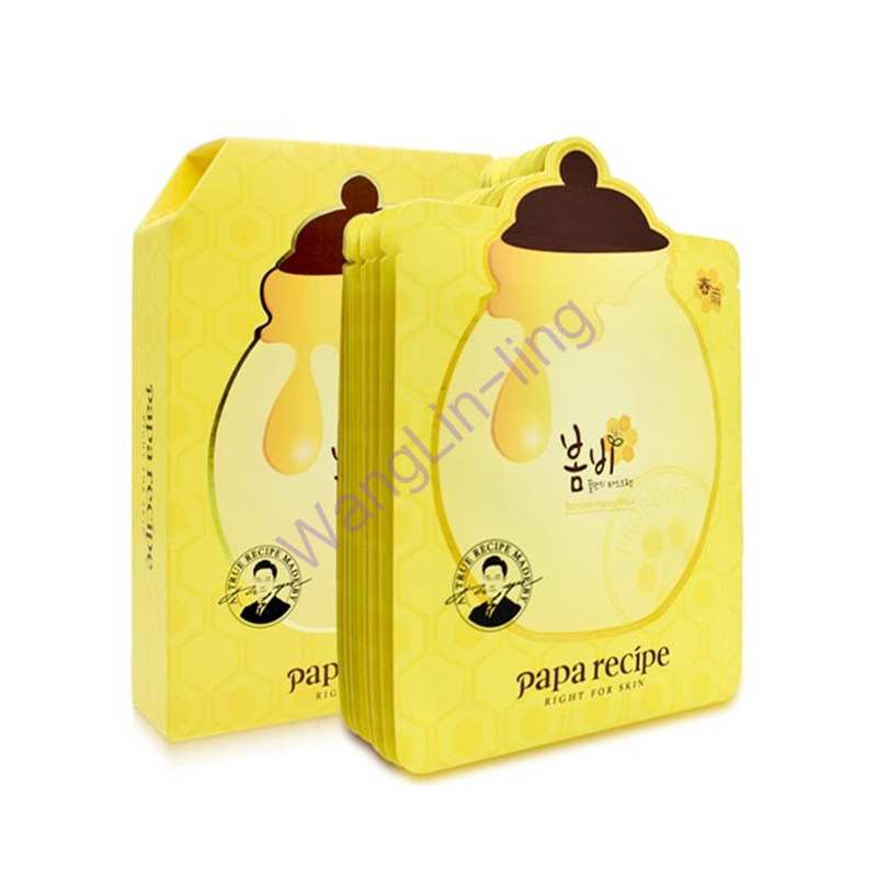 韩国 Recipe 春雨 蜂胶面膜 10片 黄盒（贴中文标）