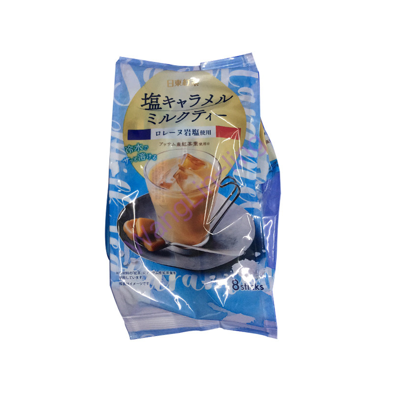 日本 日东 盐焦糖奶茶92g 8袋装
