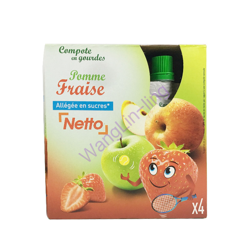 法国 Netto 蜜多 苹果蜜饯 4*90g