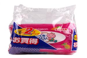 日本 Pigeon 贝亲 手口用湿纸巾 70片x2包