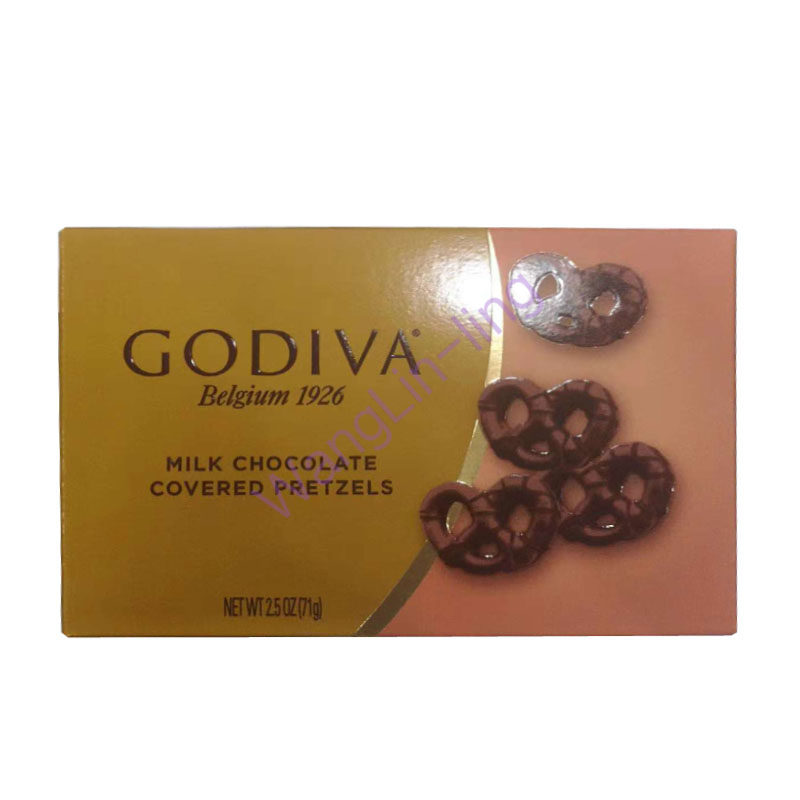 美国 Godiva 歌帝梵 牛奶巧克力蝴蝶饼 71g