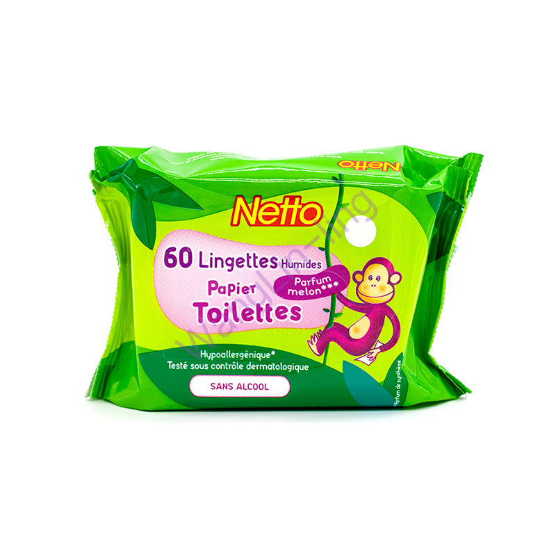法国 Netto 蜜多 婴儿湿纸巾 60片