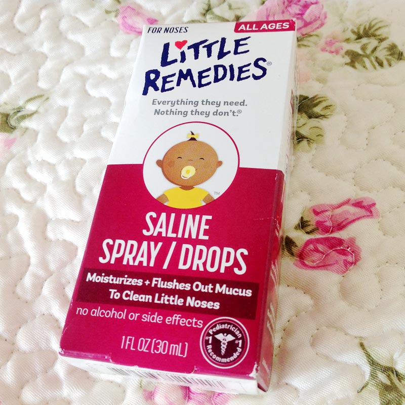 美国 Little Remedies 盐水滴鼻剂喷雾滴剂 30ml
