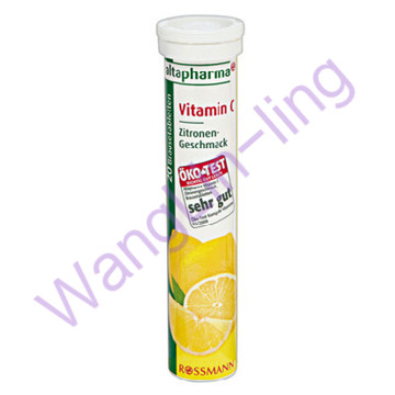 德国 Altapharma 维生素C柠檬味泡腾片 20粒 柠檬味