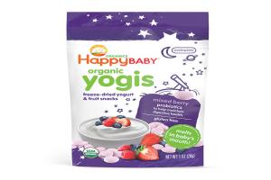 美国 Happybaby 禧贝 有机酸奶混合莓溶溶豆 28g