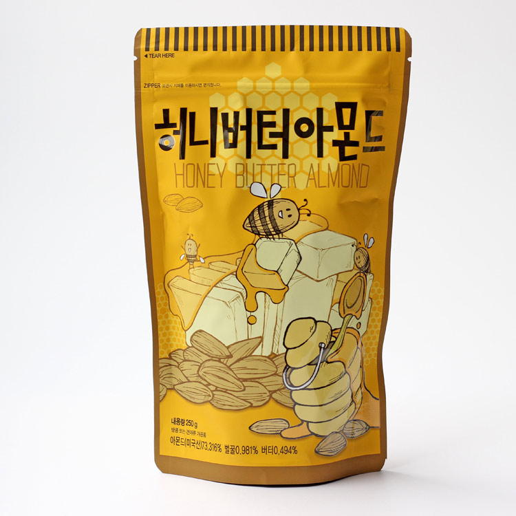 韩国 Gilim 蜂蜜黄油杏仁 250g
