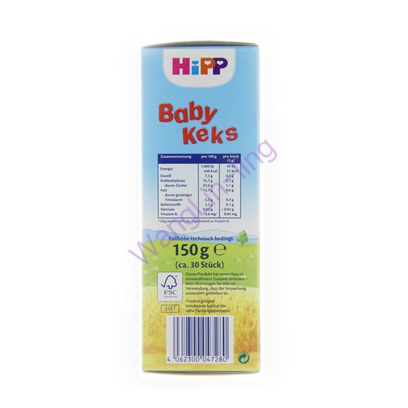 德国 Hipp 喜宝 3551有机小麦磨牙饼干 150g 8m+