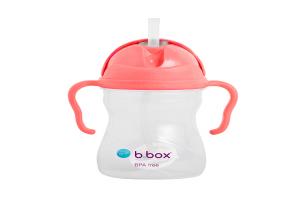 澳洲 BBox 新版防漏重力球吸管杯 西瓜红色 240ml 6个月以上宝宝