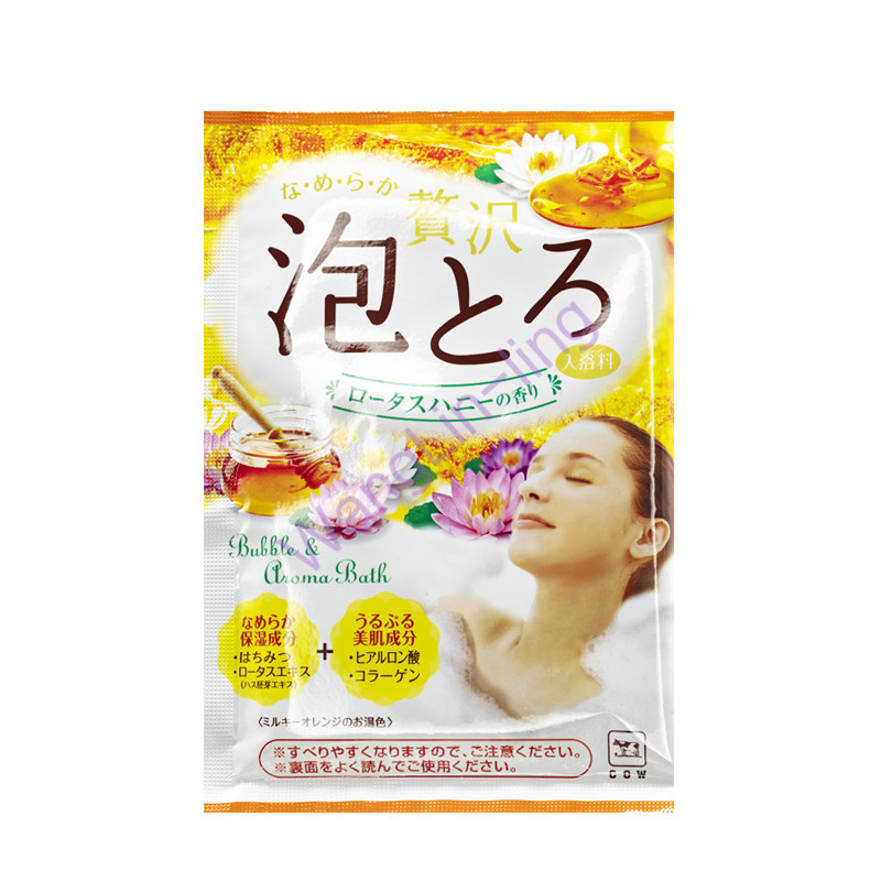 日本 COW 牛乳石碱 牛奶雏菊花美白保湿泡泡入浴剂 30g