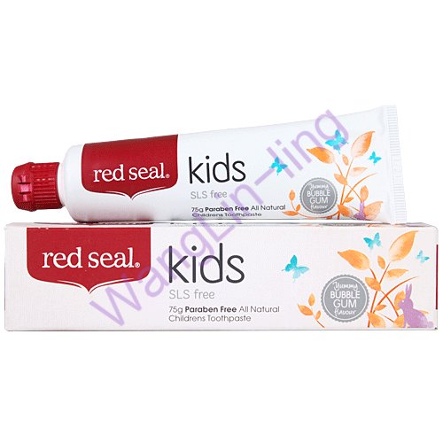 【20190926检查管家停用】新西兰 Red Seal 红印 Kids 天然无氟可吞咽儿童牙膏 75g