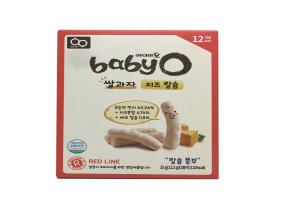 韩国 BabyO 有机营养脆米条 (芝士+钙) 7个月以上 25g