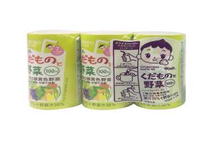 日本 wakodo 和光堂 婴儿电解饮品 什果+什菜 125ml*3支