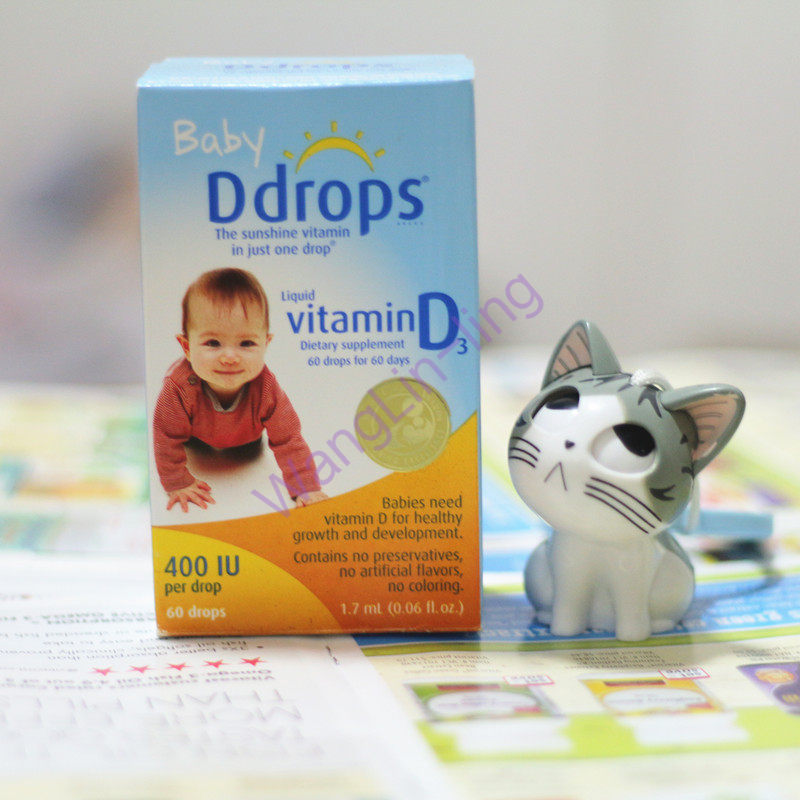 加拿大 Ddrops 婴儿维生素D3滴剂 90滴
