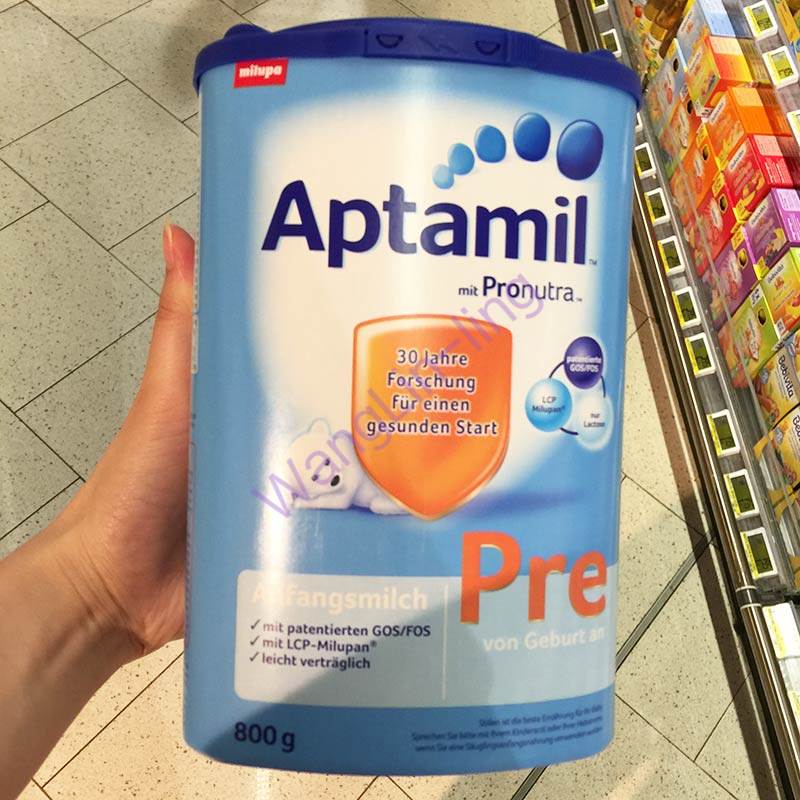 德国 Aptamil 爱他美 奶粉Pre段 800g 适合0-6个月的宝宝