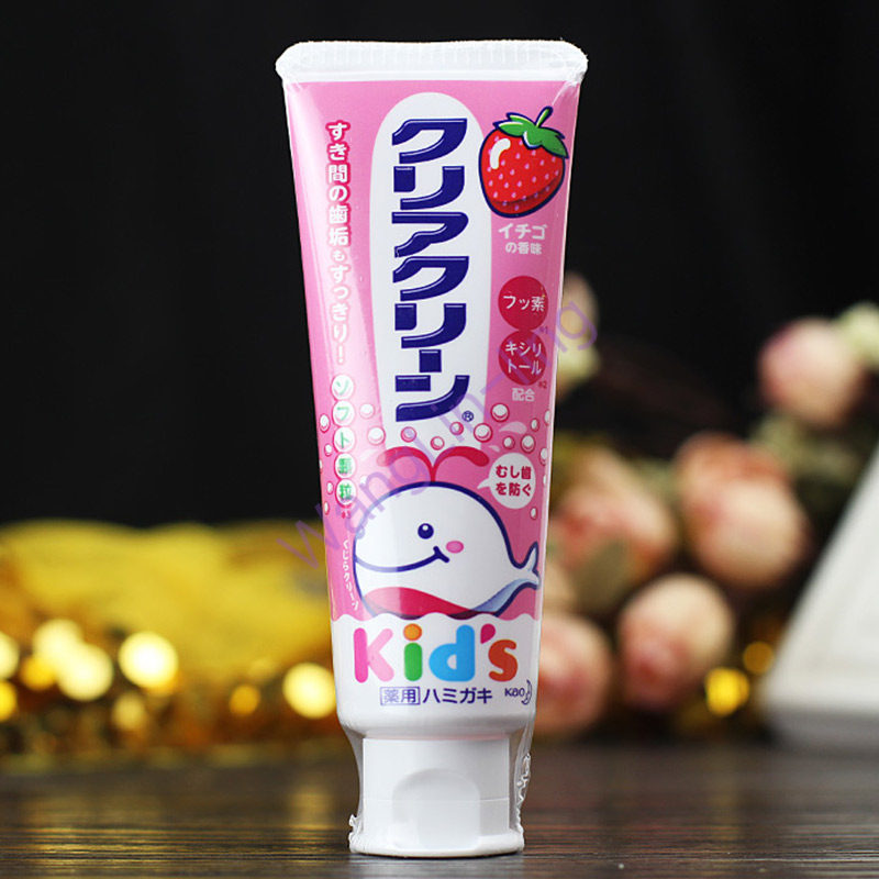 日本 Kao 花王 儿童牙膏 草莓味 70g