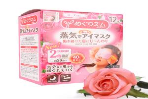日本 Kao 花王 蒸汽眼罩 玫瑰味 12枚入