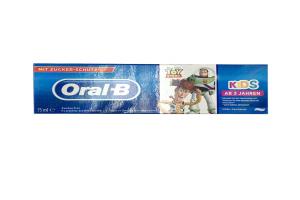 德国 Oral-B 欧乐B 儿童无糖啫喱牙膏 反斗奇兵图案 3岁以上适用 75ml