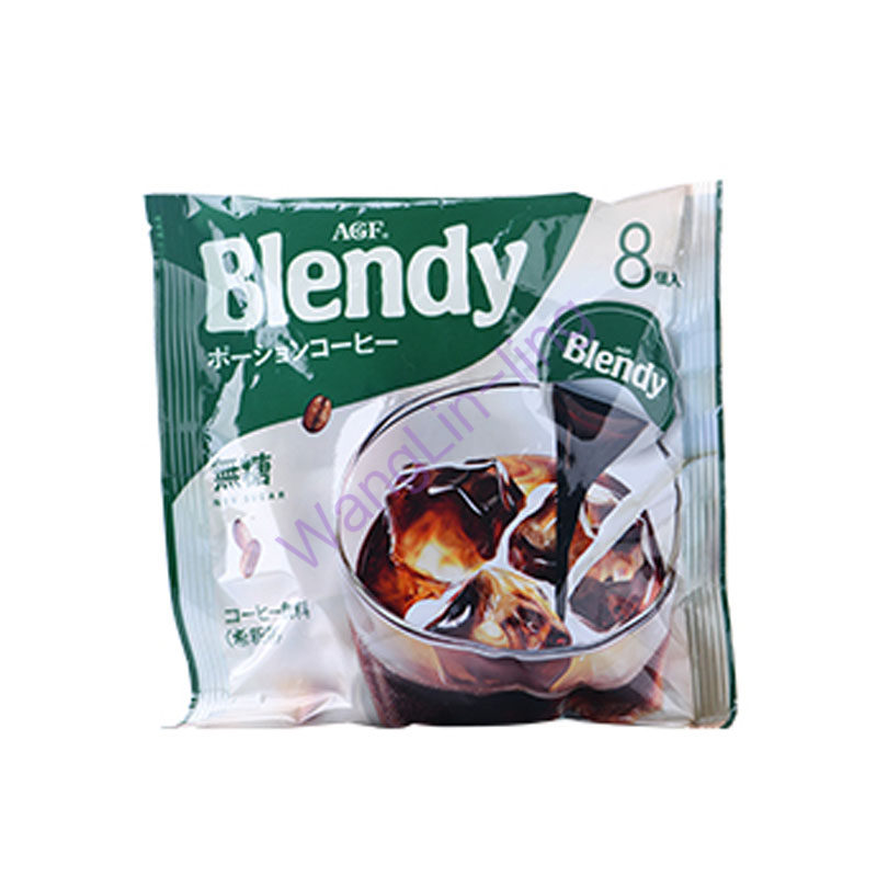 日本 Blendy 速溶咖啡胶囊-无糖 144g 8个入