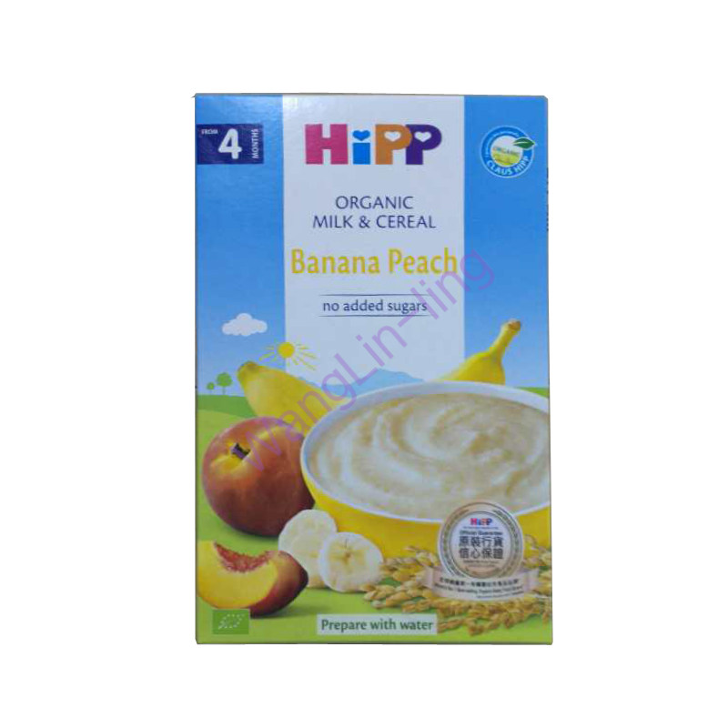 德国 Hipp 喜宝 有机香蕉蜜桃奶糊 4个月以上宝宝 250g