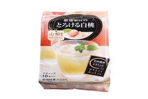 日本 日东 严选果汁白桃水果茶 95gX10包