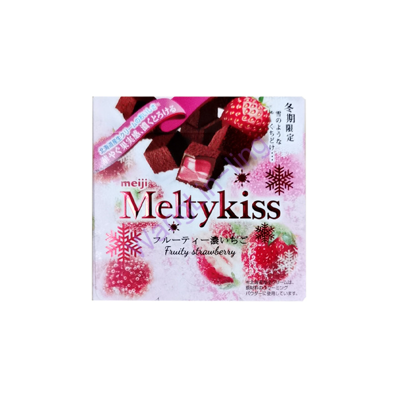 日本 Meiji 明治 Meltykiss 草莓味朱古力 56g