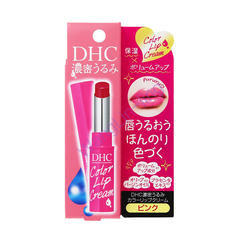 日本 DHC 17年变色滋润唇膏 粉色