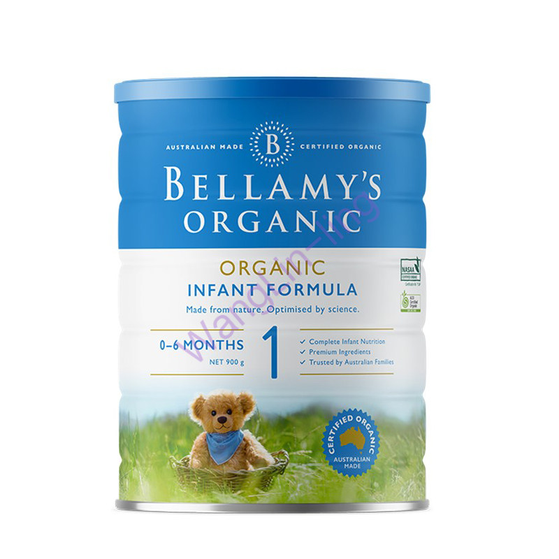 澳洲 Bellamys 贝拉米 有机奶粉1段 0-12个月 900g