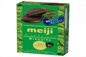 日本 Meiji明治 抹茶夹心朱古力饼干