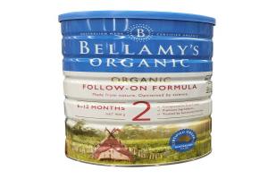 澳洲 Bellamys 贝拉米 有机奶粉2段 6-12个月 900g