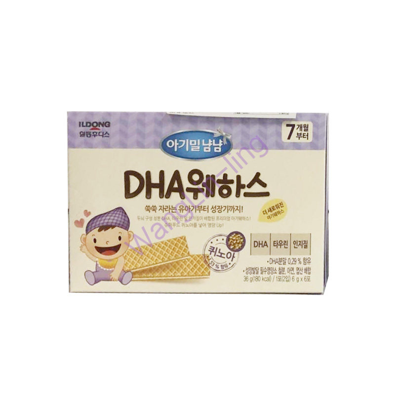韩国 ILDONG 日东 DHA 藜麦维化饼 (7m+)