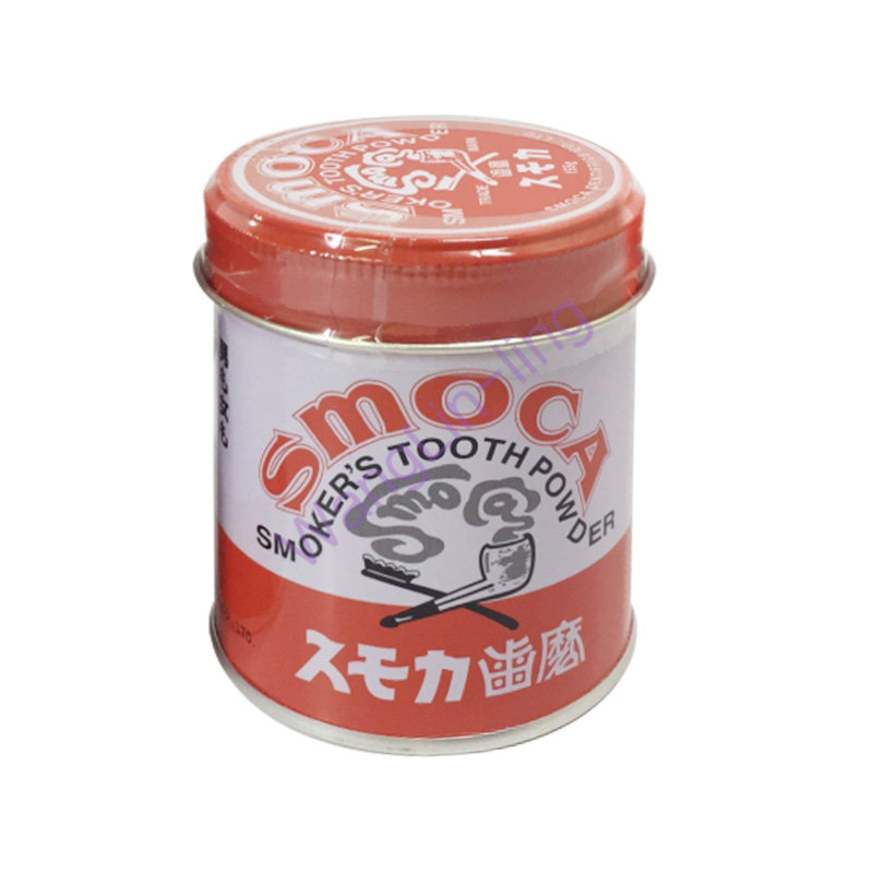 日本 SMOCA 去积美白牙粉 155g(红罐)